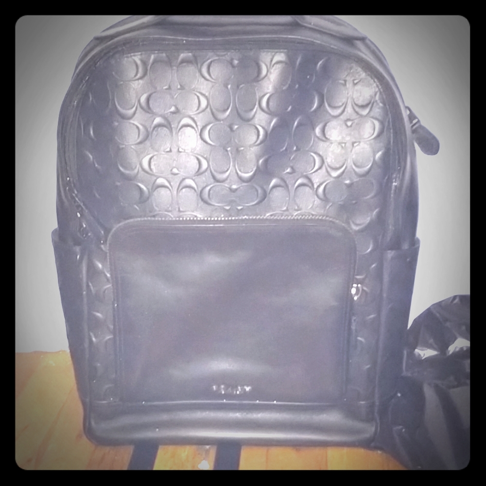Black coach book bag